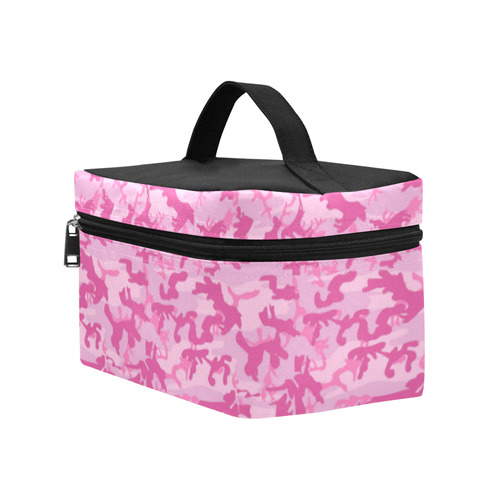Shocking Pink Camouflage Pattern Lunch Bag/Large (Model 1658)