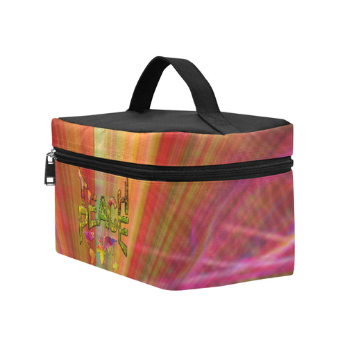 Teach Peace Cosmetic Bag/Large (Model 1658)