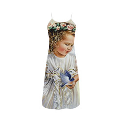 LITTLE ANGEL GIRL PICTURE DRESS Alcestis Slip Dress (Model D05)