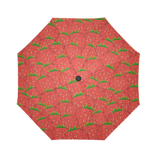 Strawberry Patch Auto-Foldable Umbrella (Model U04)