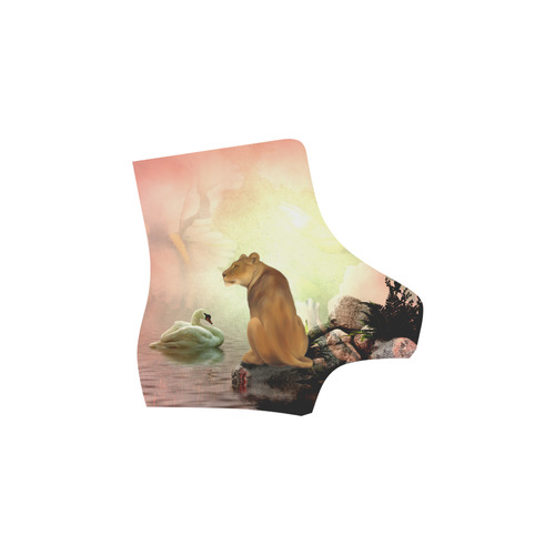 Awesome lioness in a fantasy world Martin Boots For Women Model 1203H