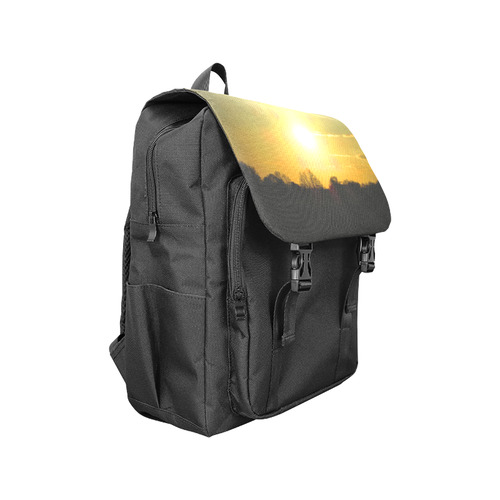 Golden sunset Casual Shoulders Backpack (Model 1623)
