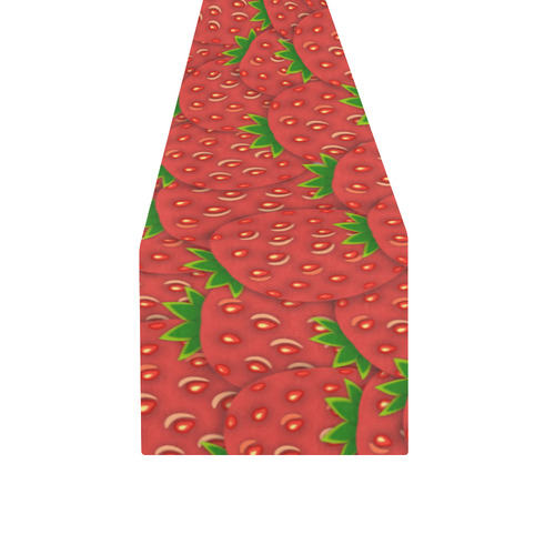 Strawberry Patch Table Runner 14x72 inch