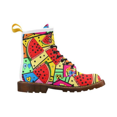 Watermelone by Nico Bielow High Grade PU Leather Martin Boots For Women Model 402H