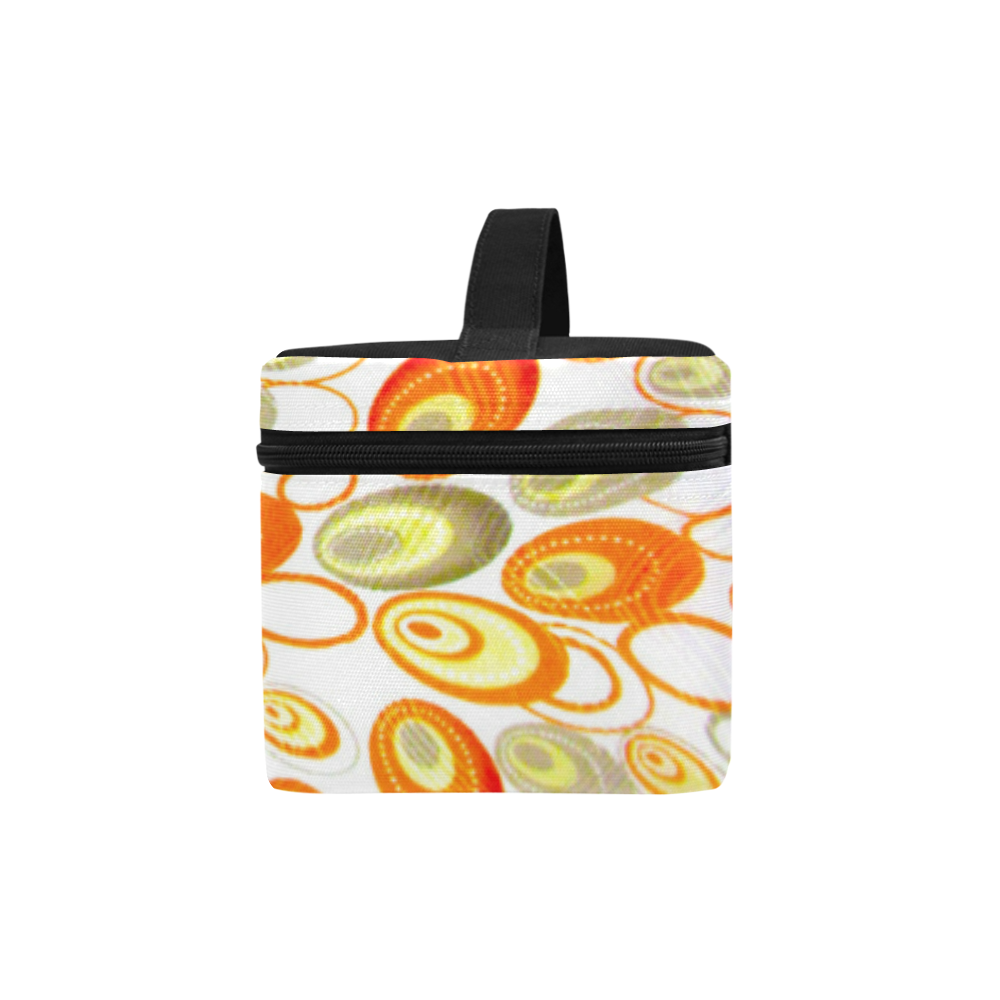 Abstract peacock pattern Cosmetic Bag/Large (Model 1658)