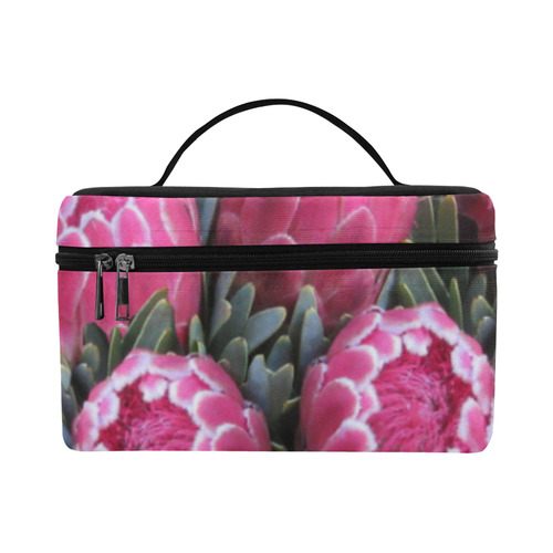 pink ice protea Cosmetic Bag/Large (Model 1658)