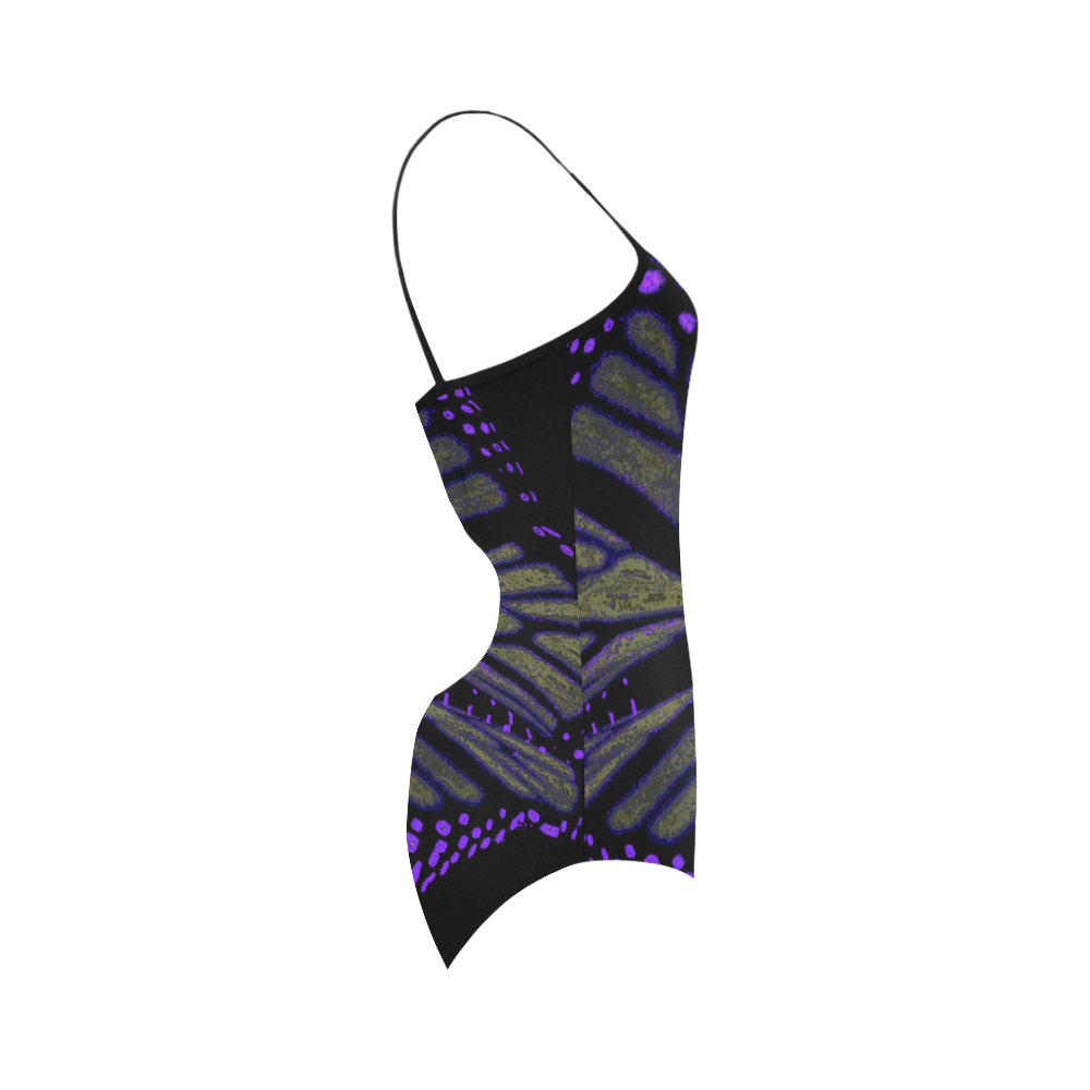 Purpl Butterfly Strap Swimsuit ( Model S05) | ID: D1372214