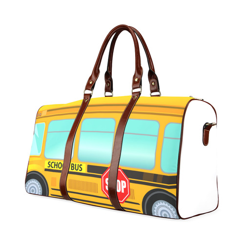 School  bus Waterproof Travel Bag/Large (Model 1639)