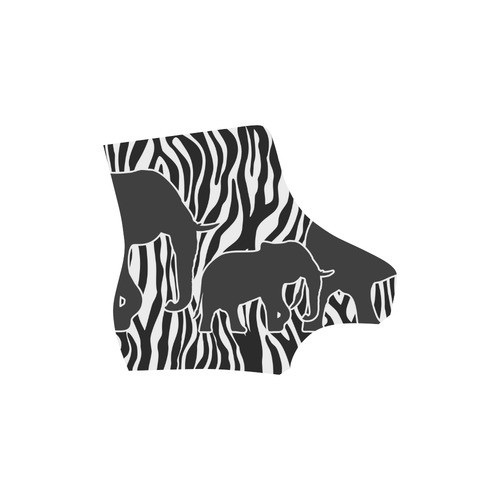 ELEPHANTS to ZEBRA stripes black & white Martin Boots For Men Model 1203H