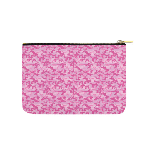 Shocking Pink Camouflage Pattern Carry-All Pouch 9.5''x6''