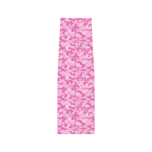 Shocking Pink Camouflage Pattern Saddle Bag/Small (Model 1649) Full Customization