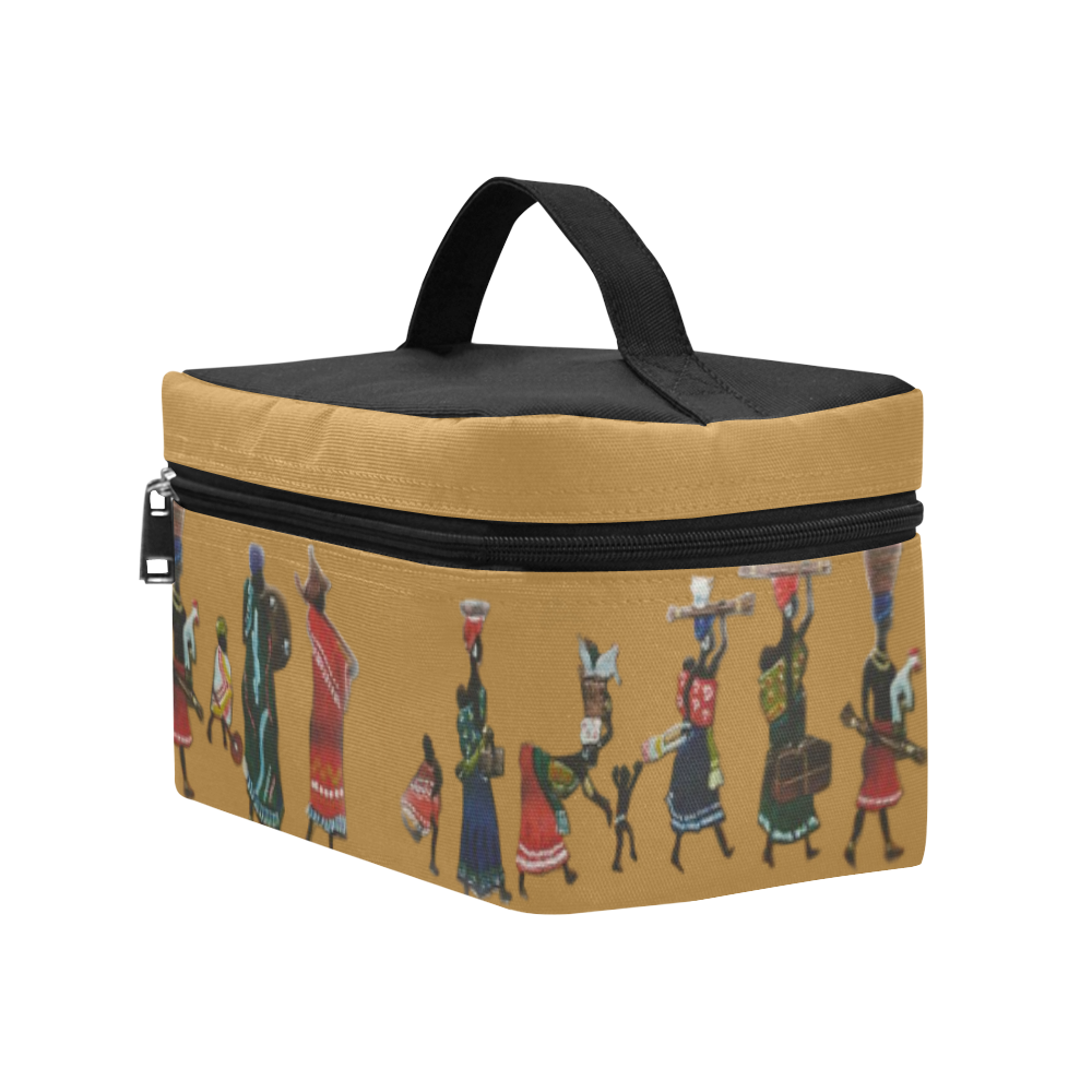 African procession Cosmetic Bag/Large (Model 1658)