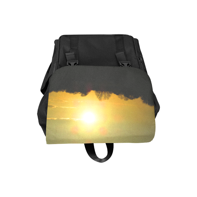 Golden sunset Casual Shoulders Backpack (Model 1623)