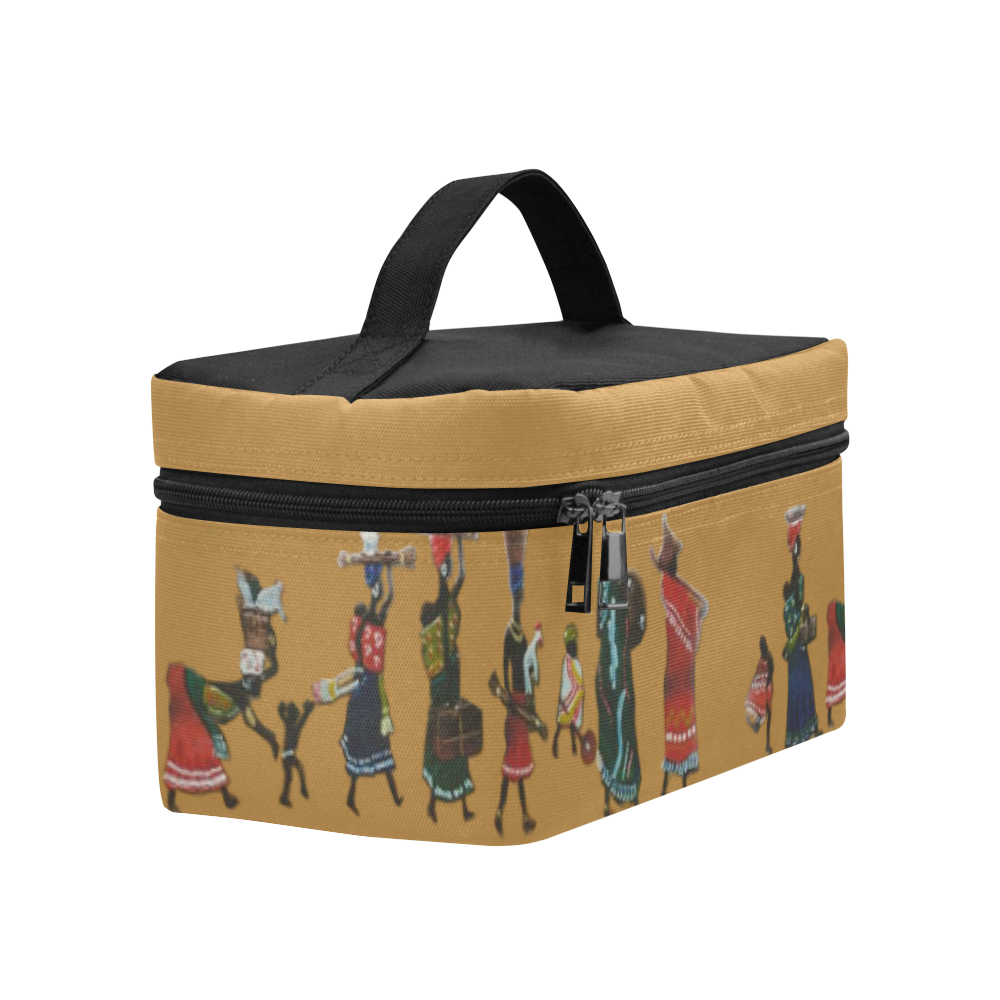 African procession Cosmetic Bag/Large (Model 1658)