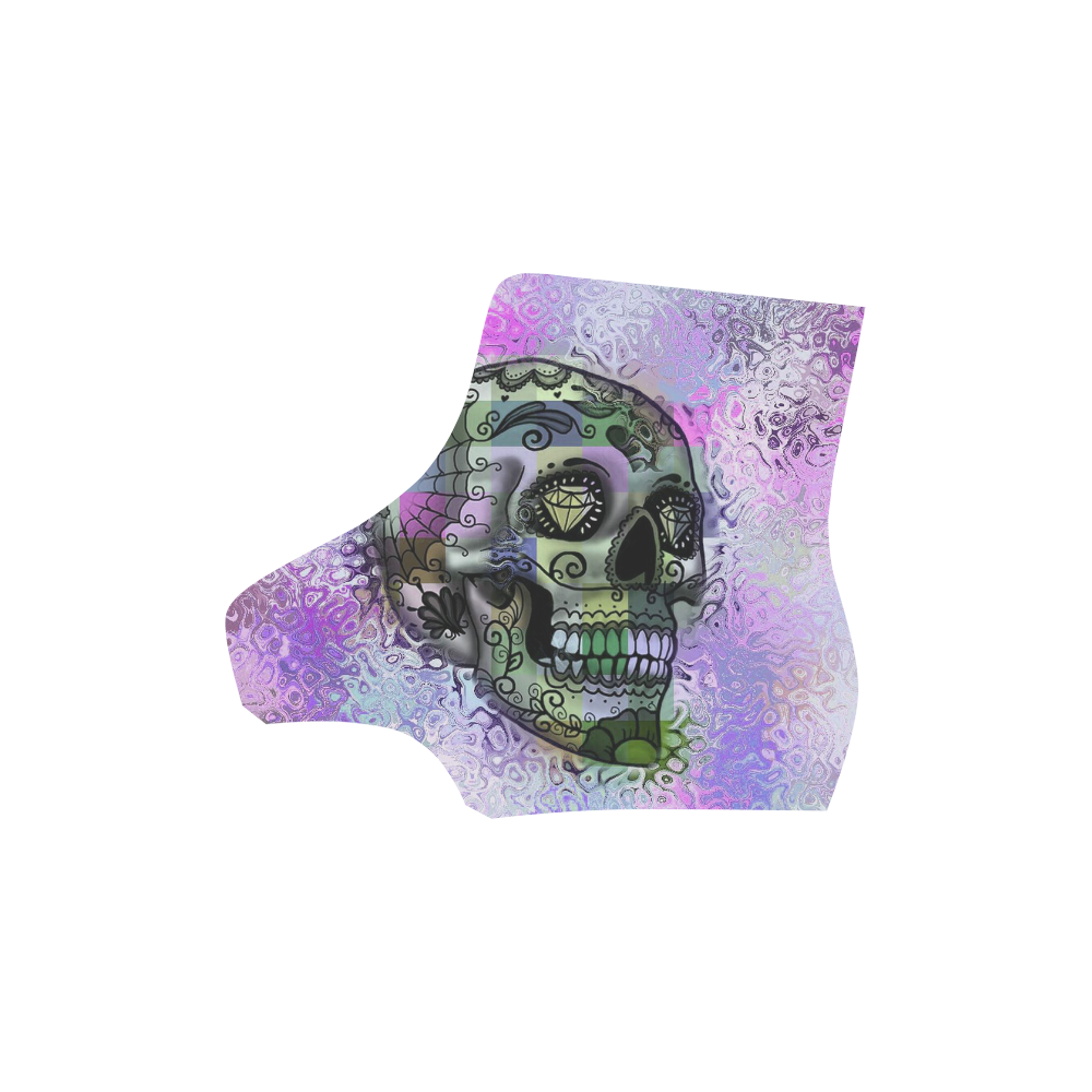 Amazing Skull C by JamColors Martin Boots For Men Model 1203H