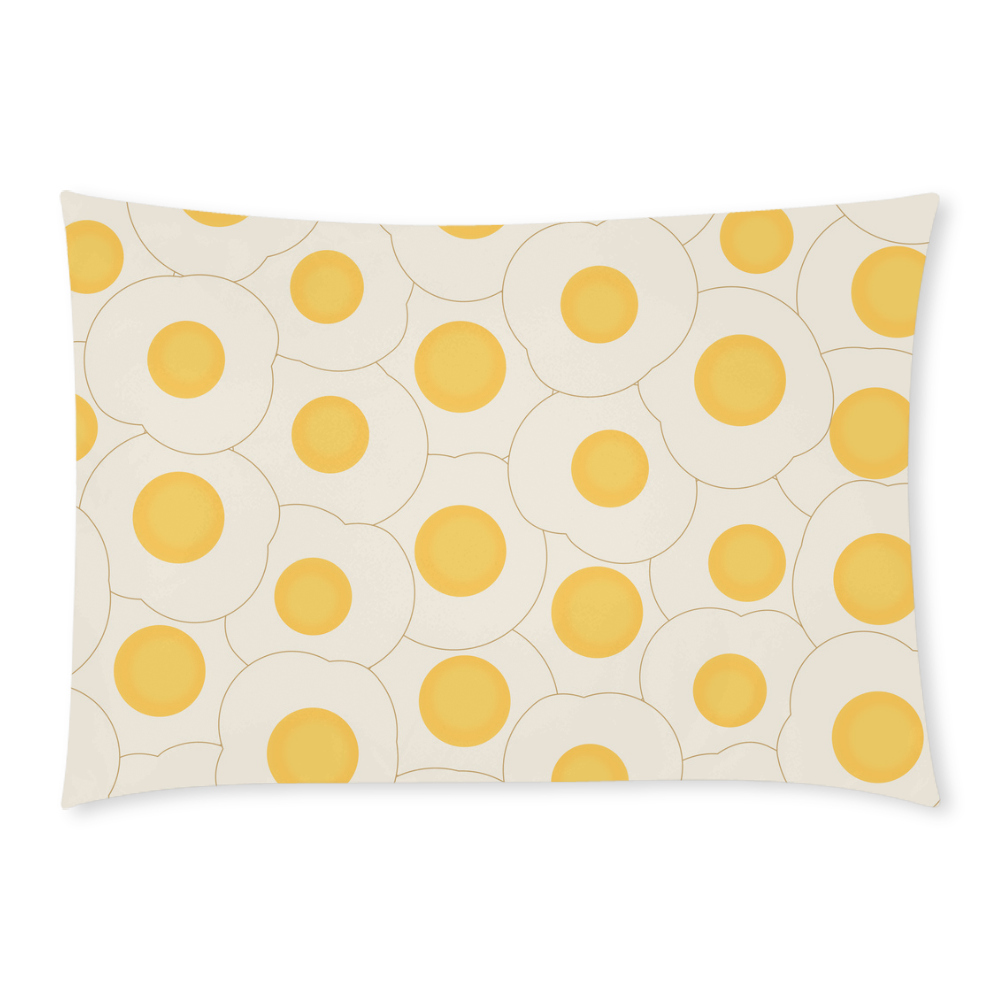 Fried Eggs Custom Rectangle Pillow Case 20x30 (One Side)