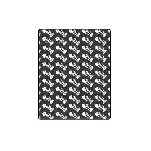 Fish Bones Pattern Blanket 40"x50"