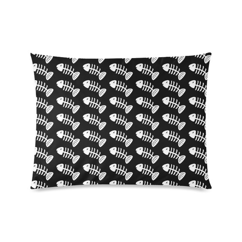 Fish Bones Pattern Custom Picture Pillow Case 20"x26" (one side)