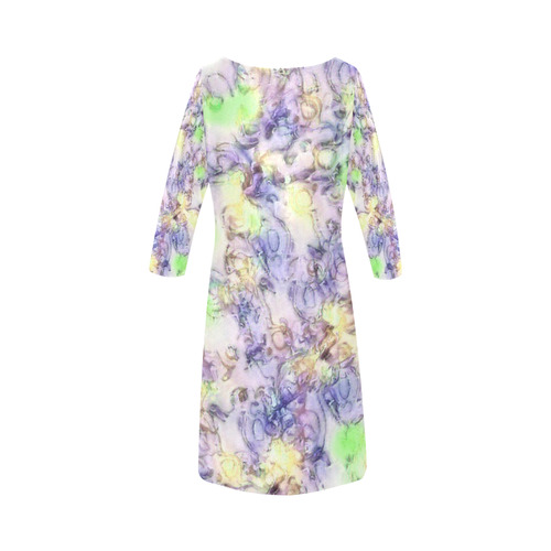 softly floral B by JamColors Round Collar Dress (D22)