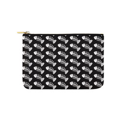 Fish Bones Pattern Carry-All Pouch 9.5''x6''