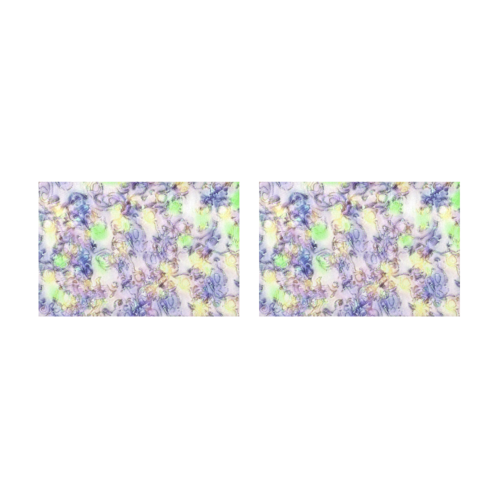 softly floral B by JamColors Placemat 12’’ x 18’’ (Set of 2)