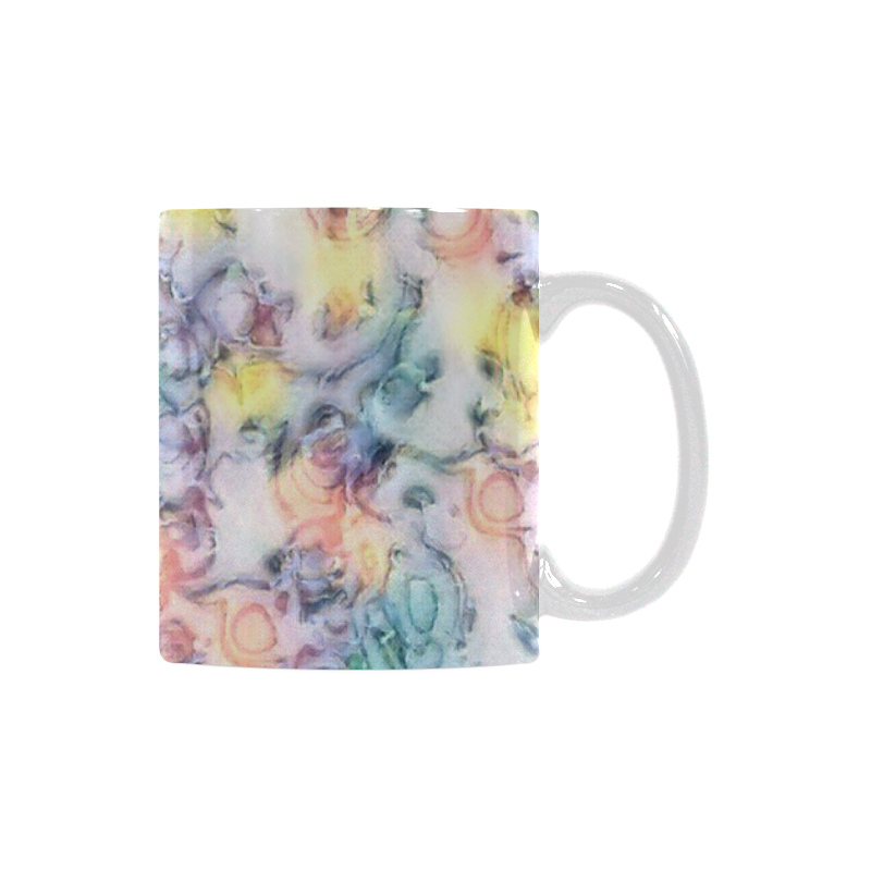 softly floral C by JamColors White Mug(11OZ)