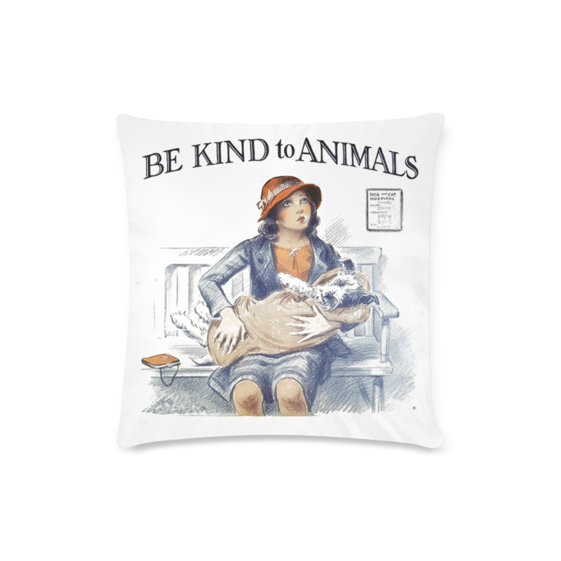 be-kind Custom Zippered Pillow Case 16"x16"(Twin Sides)