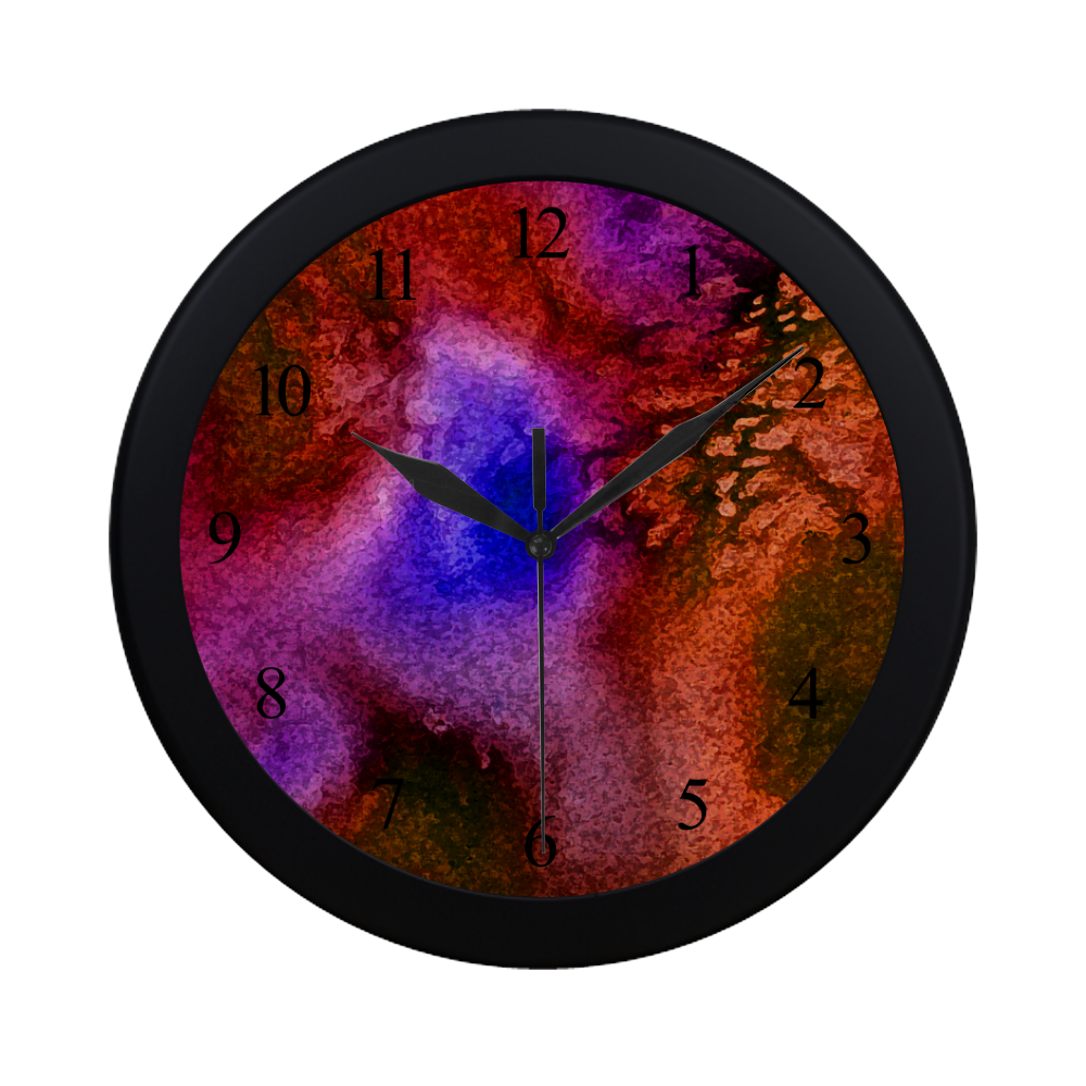 Abstract Pattern 1 Circular Plastic Wall clock