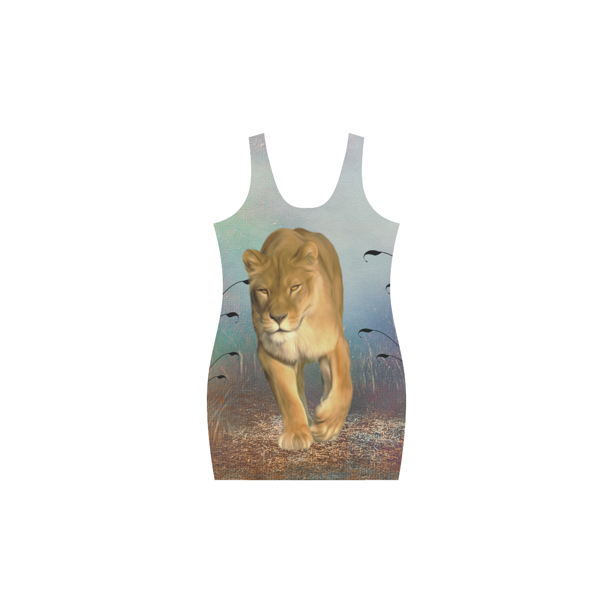 Wonderful lioness Medea Vest Dress (Model D06)