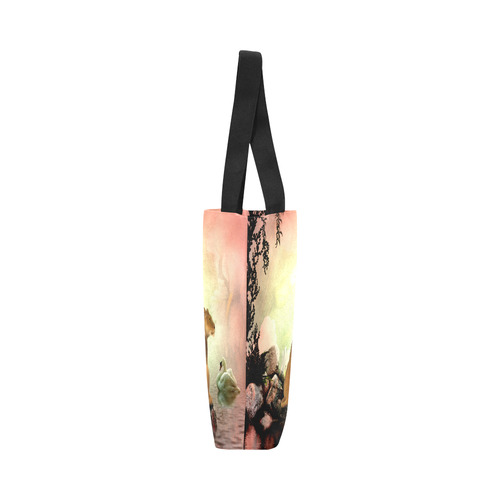 Awesome lioness in a fantasy world Canvas Tote Bag (Model 1657)