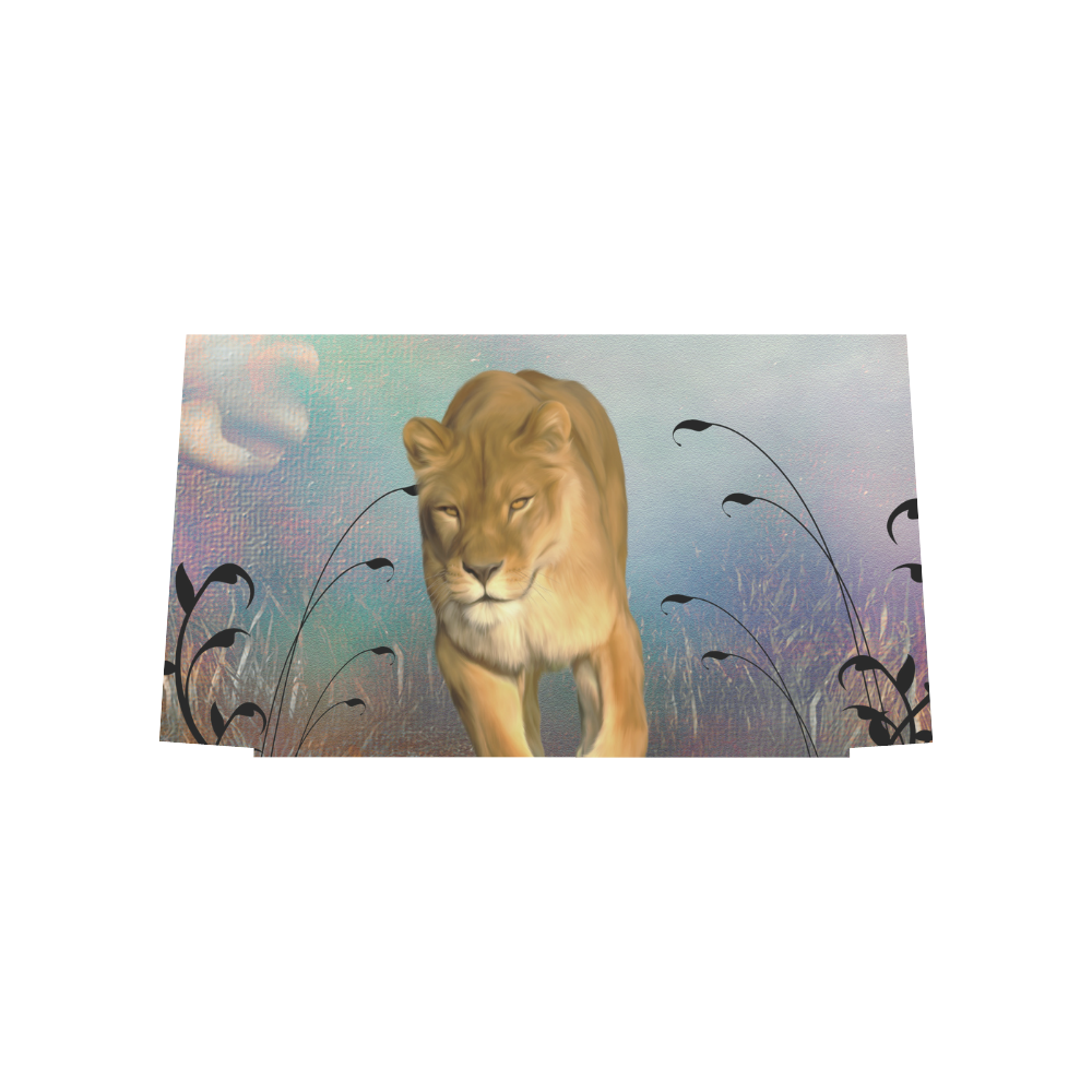 Wonderful lioness Euramerican Tote Bag/Large (Model 1656)