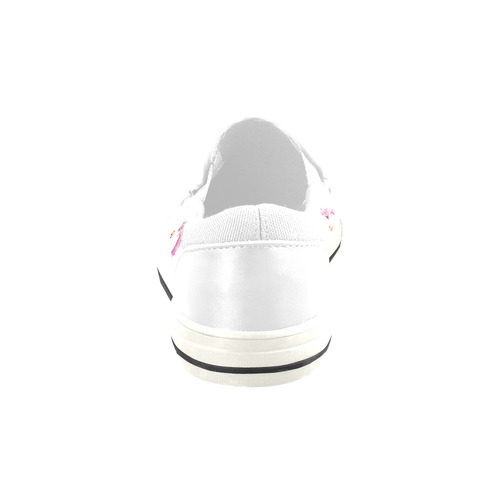 unicorn Slip-on Canvas Shoes for Kid (Model 019)