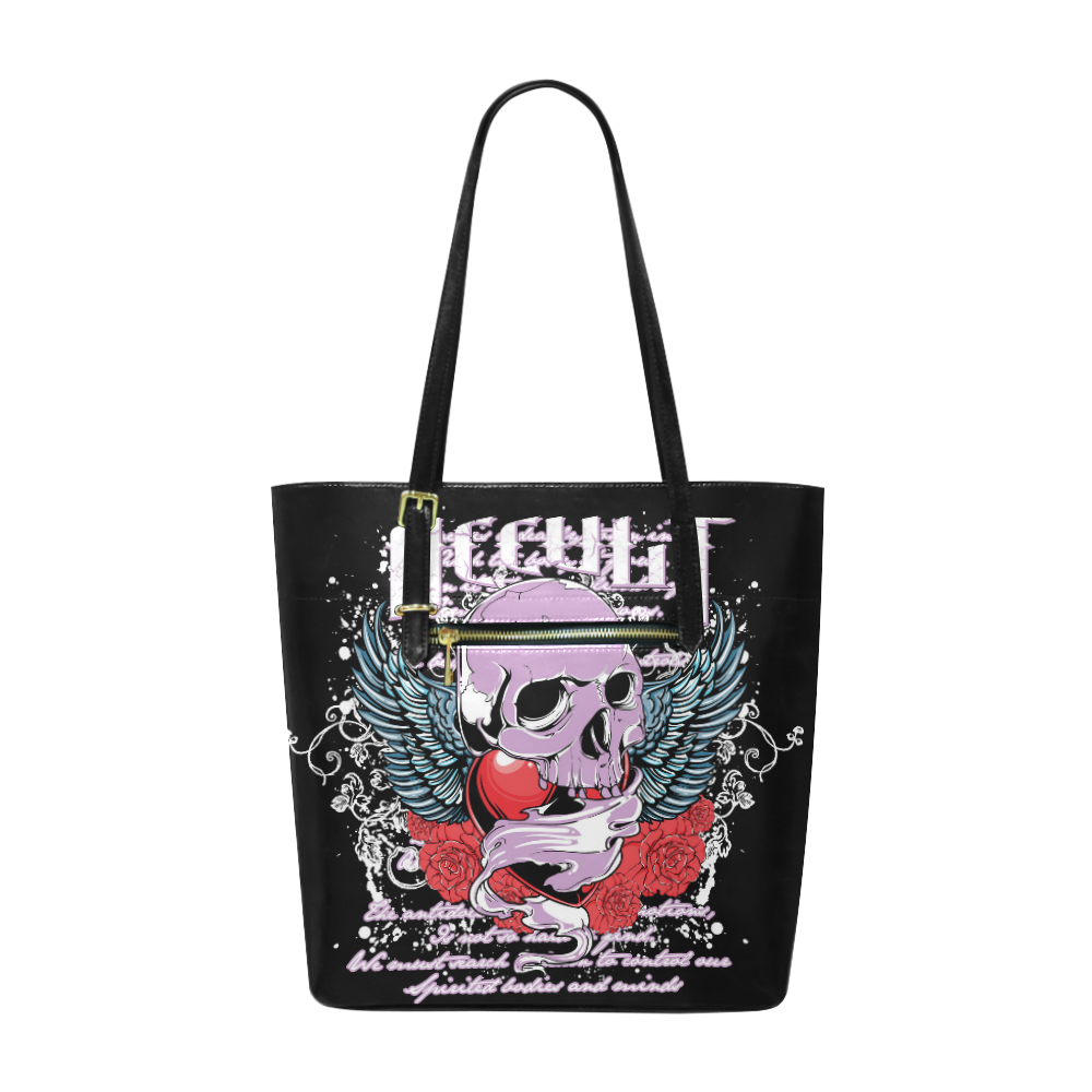 Sugar Skull Euramerican Tote Bag/Small (Model 1655)