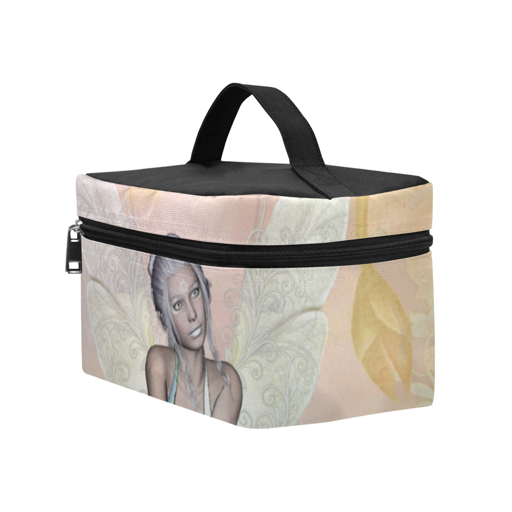 Beautiful fairy with cat Cosmetic Bag/Large (Model 1658)