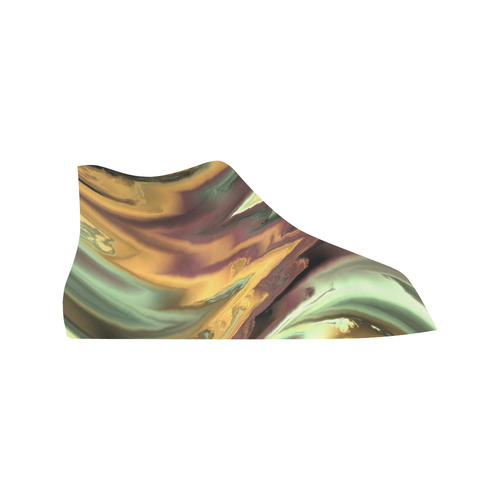 fractal waves E by JamColors Vancouver H Men's Canvas Shoes/Large (1013-1)
