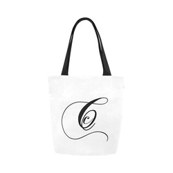 Alphabet C - Jera Nour Canvas Tote Bag (Model 1657)