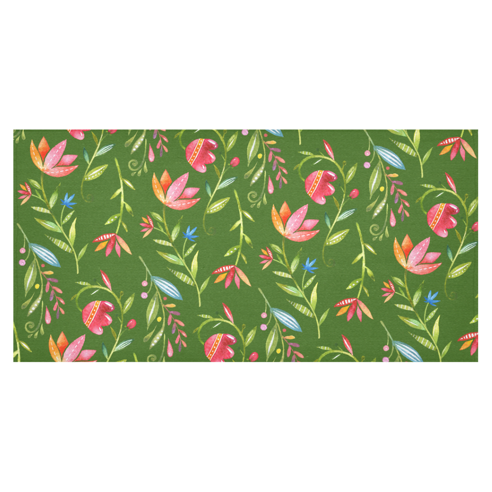 Sunny Garden I Cotton Linen Tablecloth 60"x120"
