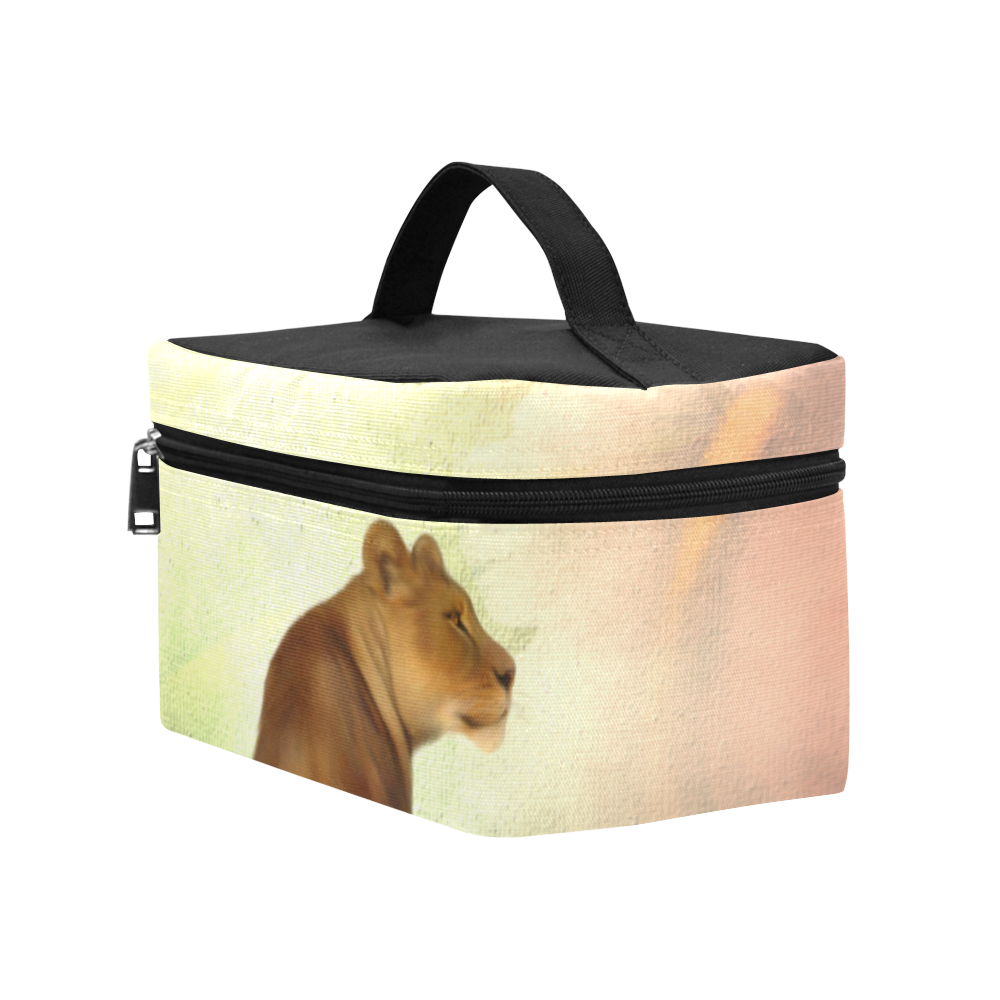 Awesome lioness in a fantasy world Cosmetic Bag/Large (Model 1658)
