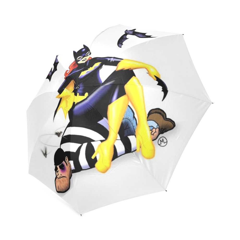 sexy bat lady Foldable Umbrella (Model U01)