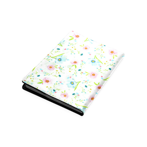 Pastel Pink Turquoise Floral Custom NoteBook B5