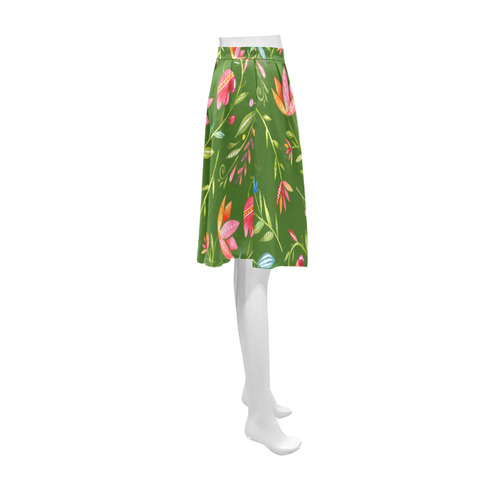 Sunny Garden I Athena Women's Short Skirt (Model D15)