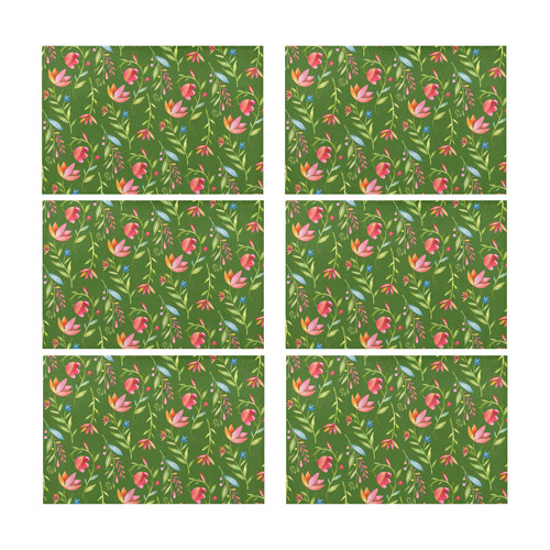 Sunny Garden I Placemat 12’’ x 18’’ (Set of 6)