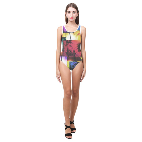 Vest One Piece Swimsuit Vest One Piece Swimsuit (Model S04)