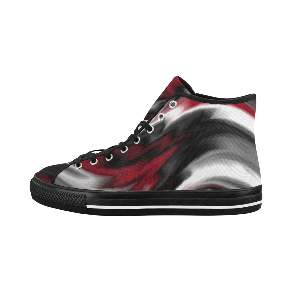 fractal waves F by JamColors Vancouver H Men's Canvas Shoes/Large (1013-1)
