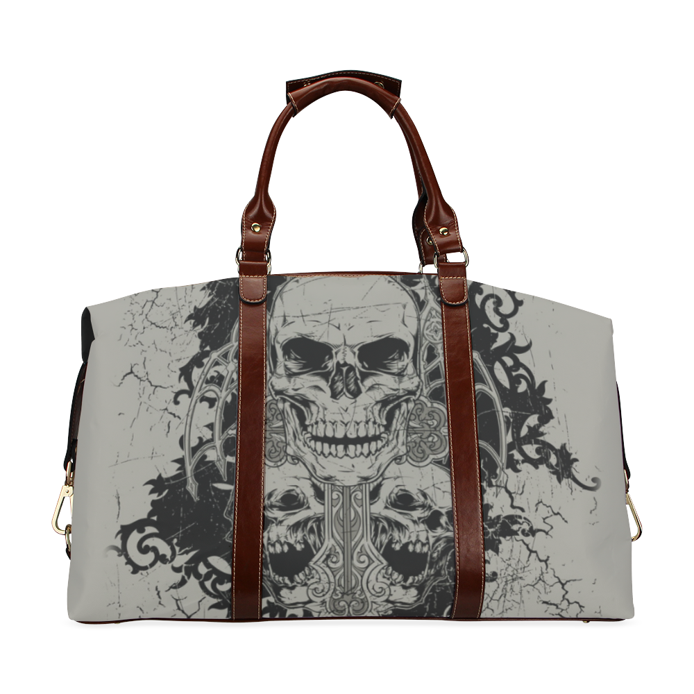 Skull Classic Travel Bag (Model 1643) Remake