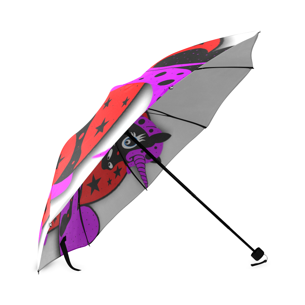 unicorn love Foldable Umbrella (Model U01)