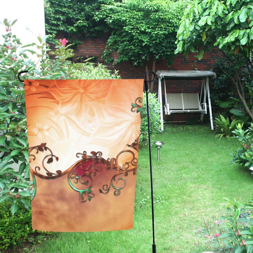 A touch of vintage, soft colors Garden Flag 12‘’x18‘’（Without Flagpole）