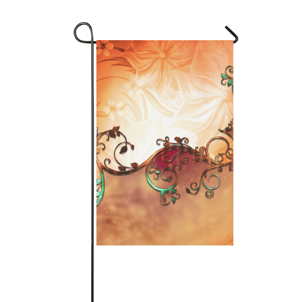 A touch of vintage, soft colors Garden Flag 12‘’x18‘’（Without Flagpole）