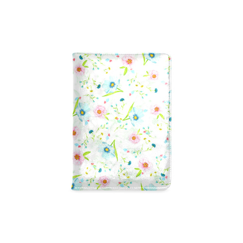 Pastel Pink Turquoise Floral Custom NoteBook A5