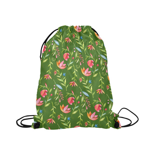 Sunny Garden I Large Drawstring Bag Model 1604 (Twin Sides)  16.5"(W) * 19.3"(H)